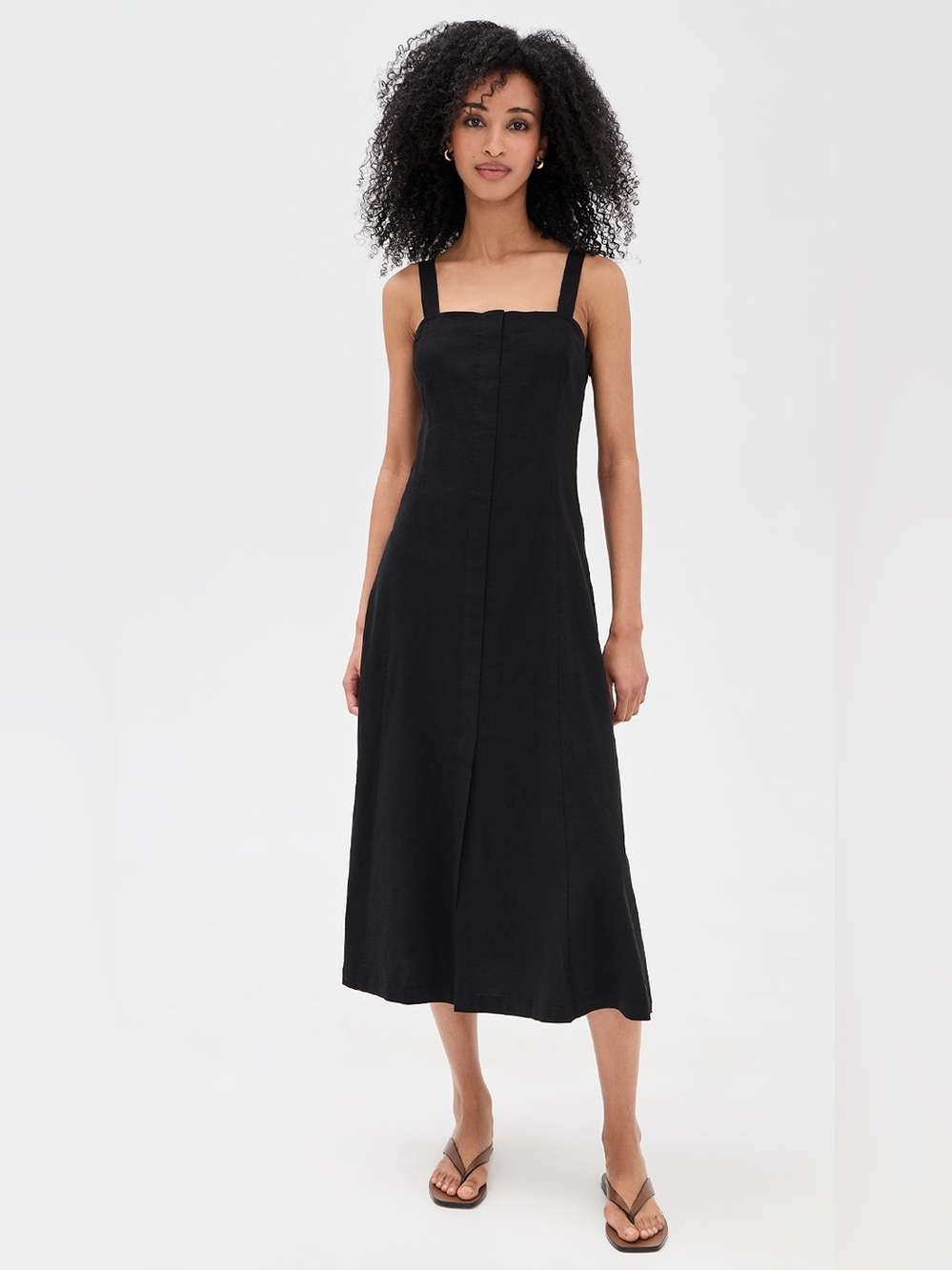 Theory Button Front Dress